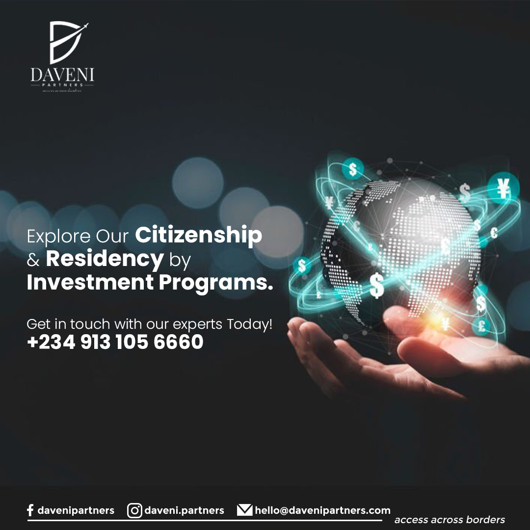 DaveniPartners's tweet photo. https://t.co/g5M4DX3Ai3 Daveni Partners Limited is a leading citizenship consultancy firm that specializes in investment-based citizenship and residency for clients all over the world.

#citizenshipbyinvestment #secondpassport #citizenship #secondcitizenship #immigration #grenada https://t.co/97d3HQ7GRF