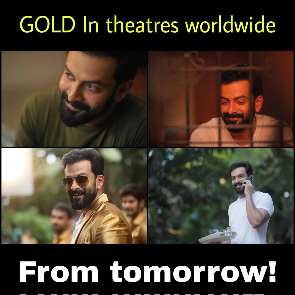 അൽഫോൻസ് പുത്രന്റെ ഗോൾഡ്‌ നാളെ മുതൽ തിയേറ്ററുകളിൽ .. #prithviraj #nayanthara #goldmovie #alphonsputhran