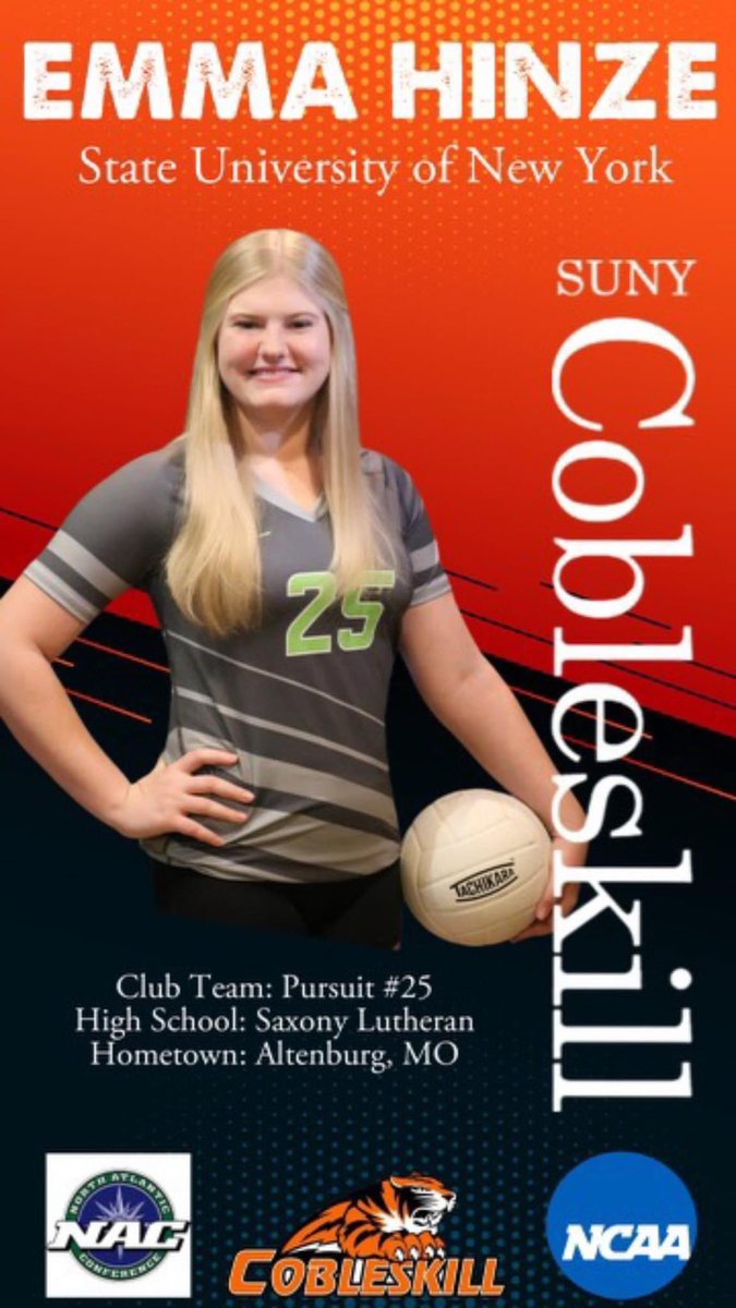 🤩Emma Hinze🤩 signs her NCAA National Letter of intent to play at New York Suny Cobleskil! All the way from Pursuit Little Diggers to Pursuit 18 National she works and earns it every moment. We love you and congratulations, they are lucky to have you! 💚🧡 #pursuitvolleyball