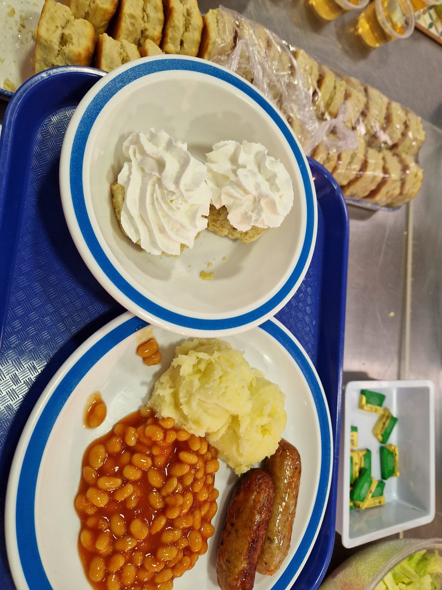 wla1295's tweet photo. England 'v' Wales went down a storm, sausage and mash, leek and potato pie and jam and cream scones! What a treat! Also the end of our World Cup competition, watch this space for our worthy winners! #Mellorscatering #funinfood #locallysorcedfood https://t.co/xdp8wQZeLJ