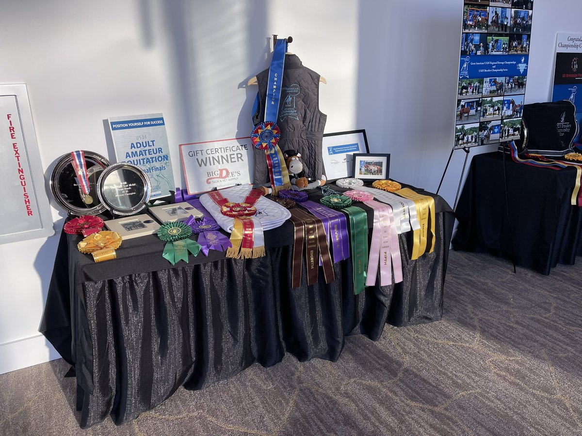 USDF's tweet photo. Welcome to the 2022 Adequan®/USDF Annual Convention! We are thrilled to welcome members from all over the US to Lexington, KY for the week! This year, our theme is “Take the Reins” as we encourage our members to let their voices be heard as we plan for the future.
#USDFConv https://t.co/OJl9RBrhy6