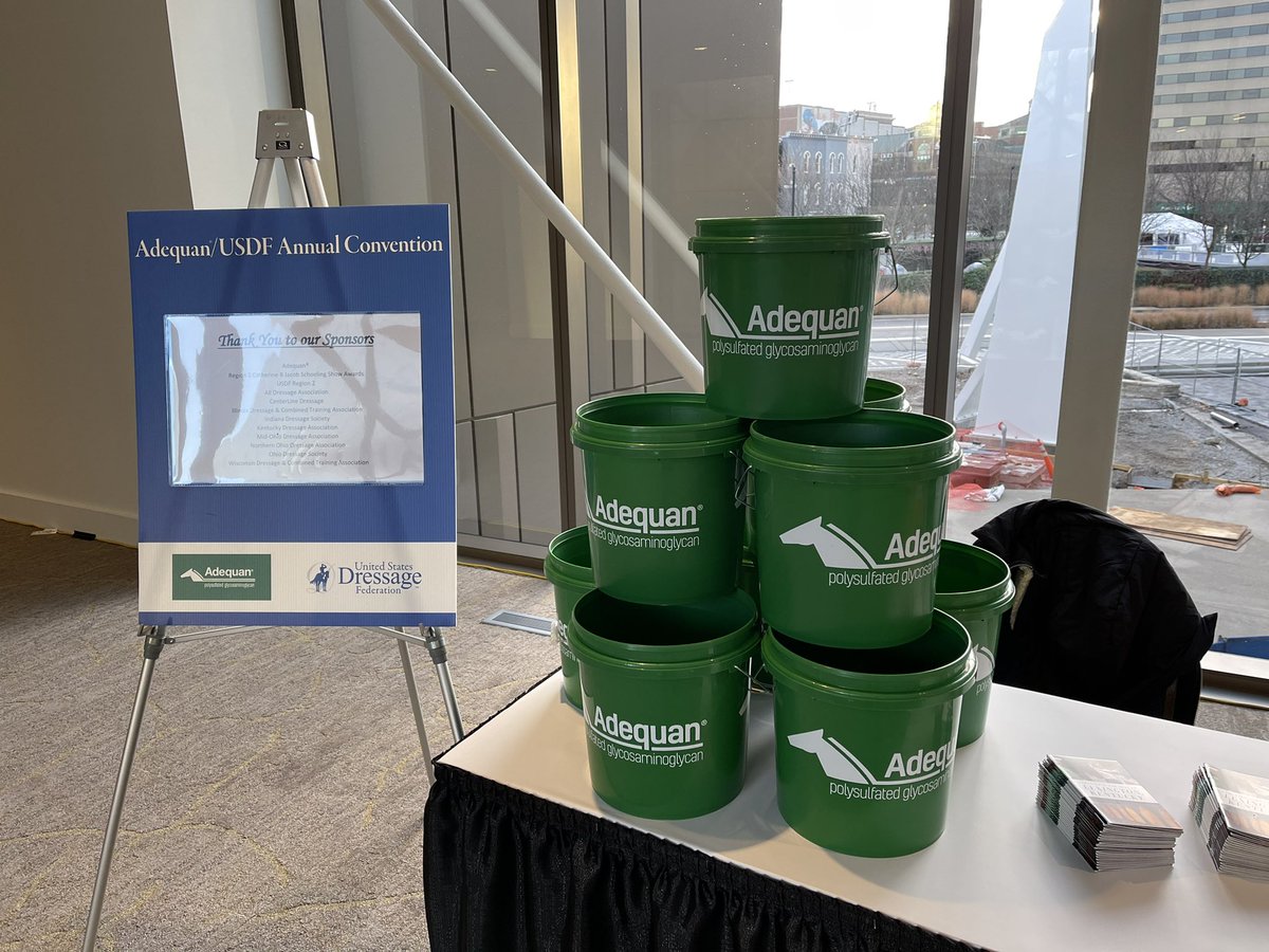 USDF's tweet photo. Welcome to the 2022 Adequan®/USDF Annual Convention! We are thrilled to welcome members from all over the US to Lexington, KY for the week! This year, our theme is “Take the Reins” as we encourage our members to let their voices be heard as we plan for the future.
#USDFConv https://t.co/OJl9RBrhy6