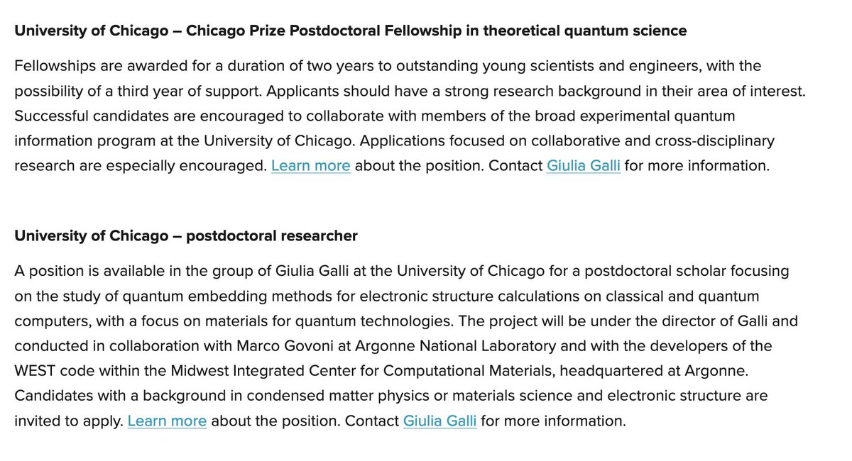 Calling #postdocs: check out positions in #quantum research at UChicago, UWisconsin, and UIUC:
q-next.org/opportunities/ 
#QuantumQuintet #MidwestQuantum #QuantumPrairie