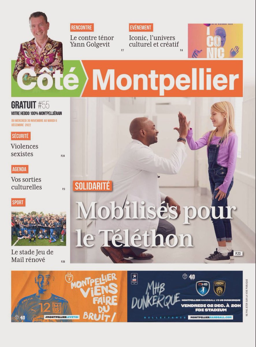MarcFeau's tweet photo. #MonMontpellier #Presse
J💙 le Mercredi le RDV #Twitter :
« LE TWEET »
dans le magazine 100% #Montpellier @CoteMontpellier avec cette semaine @lio_train_sncf par @CaroleDelga @Occitanie https://t.co/9xaitgGHAK