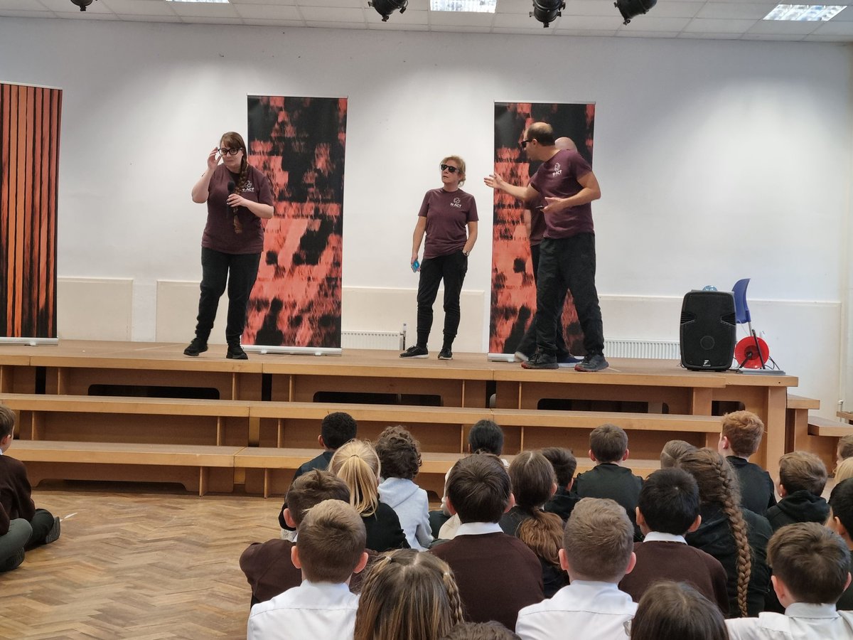 N-ACT delivering a production tilted 'Friend'  to our year 6 pupils about gangs and making the right choices. 
#pshe #teachingchoices #guidingchildren