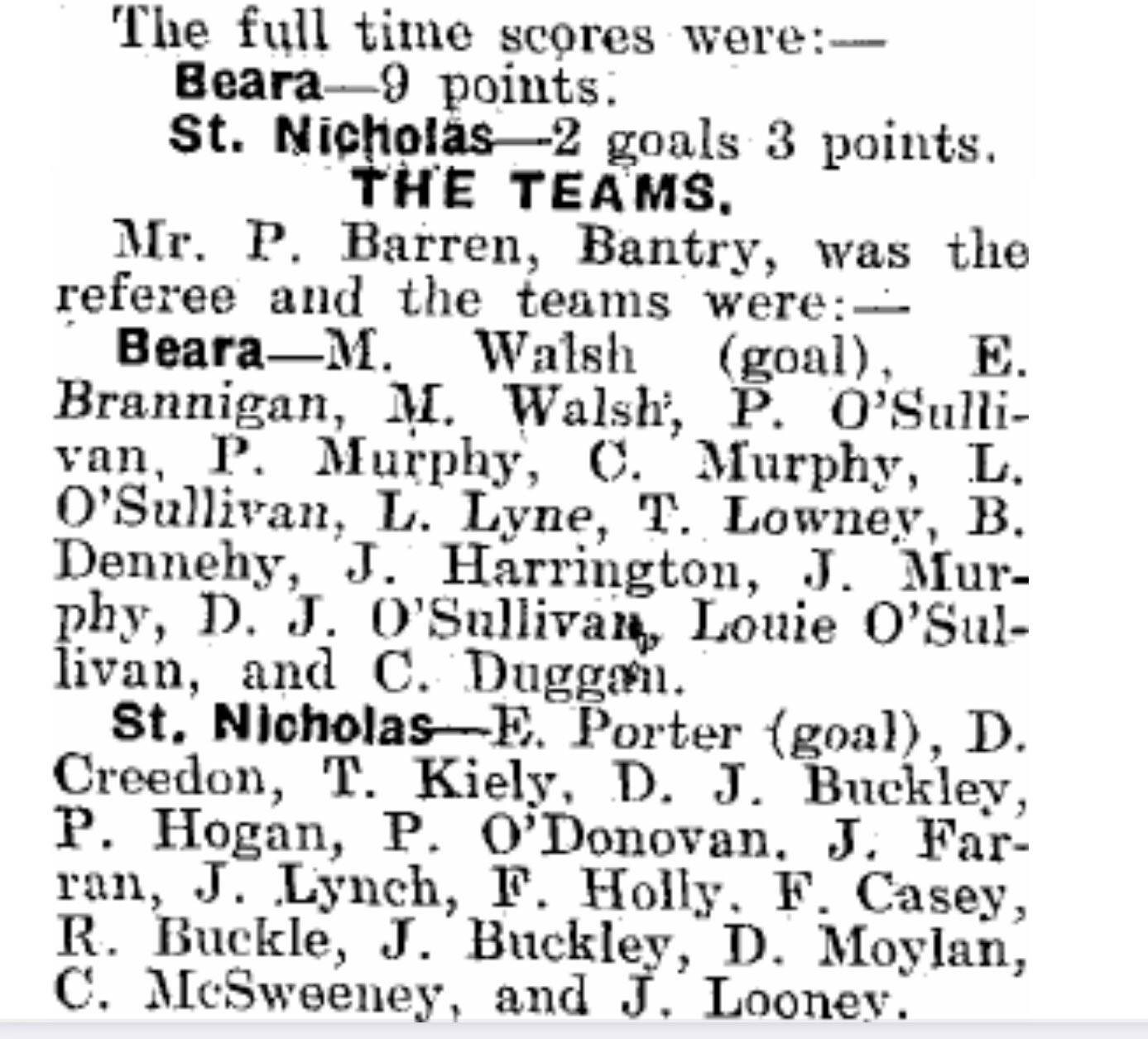 Cork Hurling History 🔴⚪️ on Twitter "The match referee was Mr. P