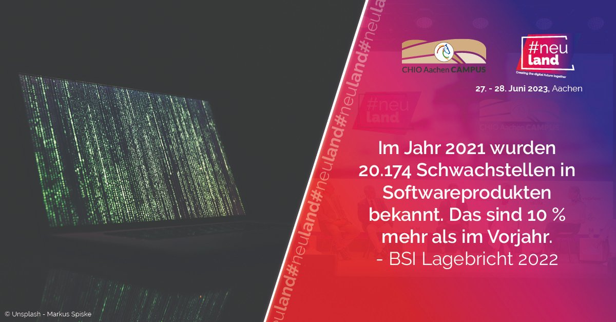 #neuland Zahl der Woche: 20.174
Digitaler Fortschritt und IT-Sicherheit müssen Hand in Hand gehen - umso wichtiger ist der stetige Austausch, Kooperation und Koordination für eine sichere, digital vernetzte Welt. 

#cybersicherheit #itsicherheit #digitalisierung #bsi