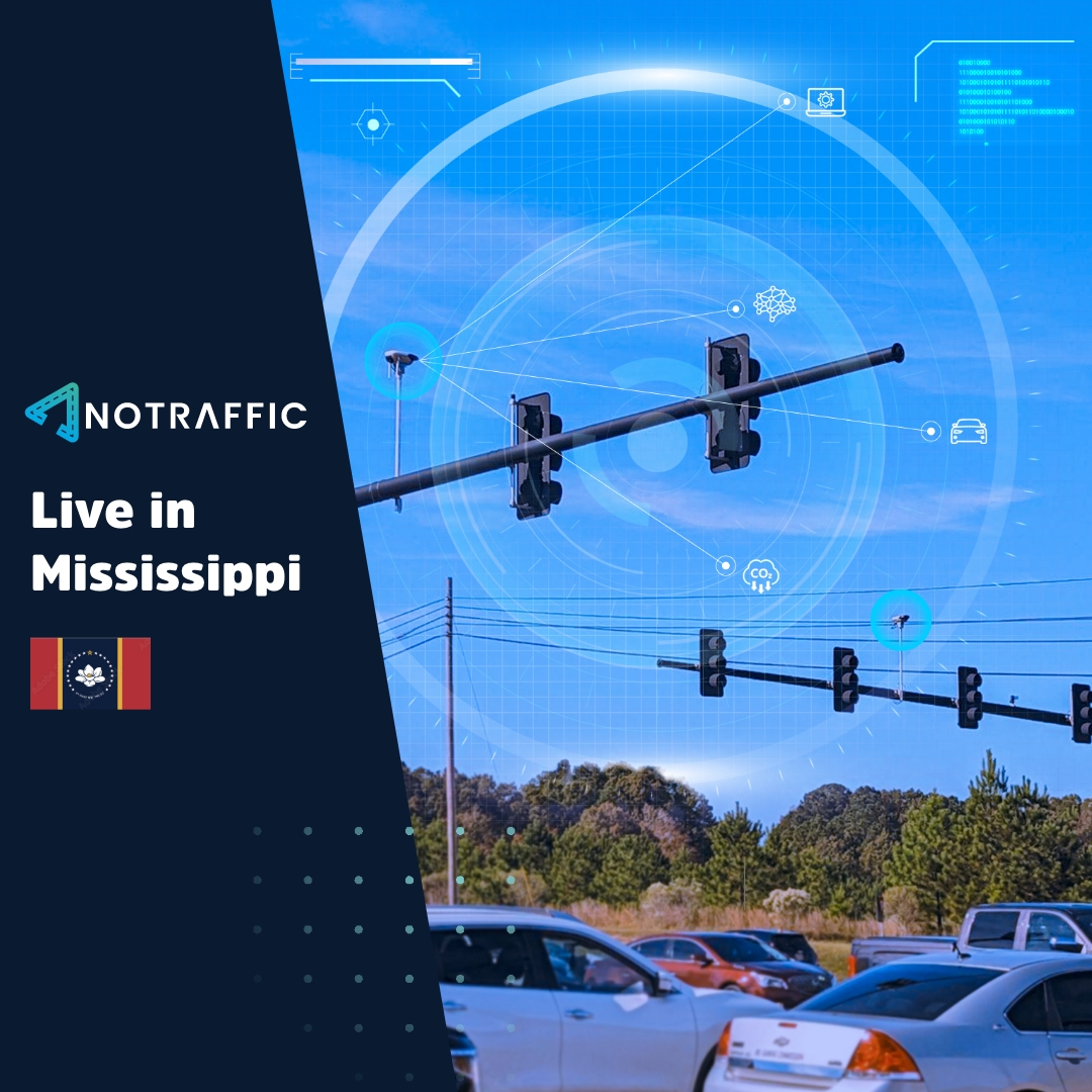 NoTraffic operations head south to #mississippi  🚀🚦
Our powerful new installation is set to revolutionise the mobility habits in the City Of Pearl. A big thank you to our new partners at <a href="/blackstardellc/">BDE</a> on a successful deployment and job well done!