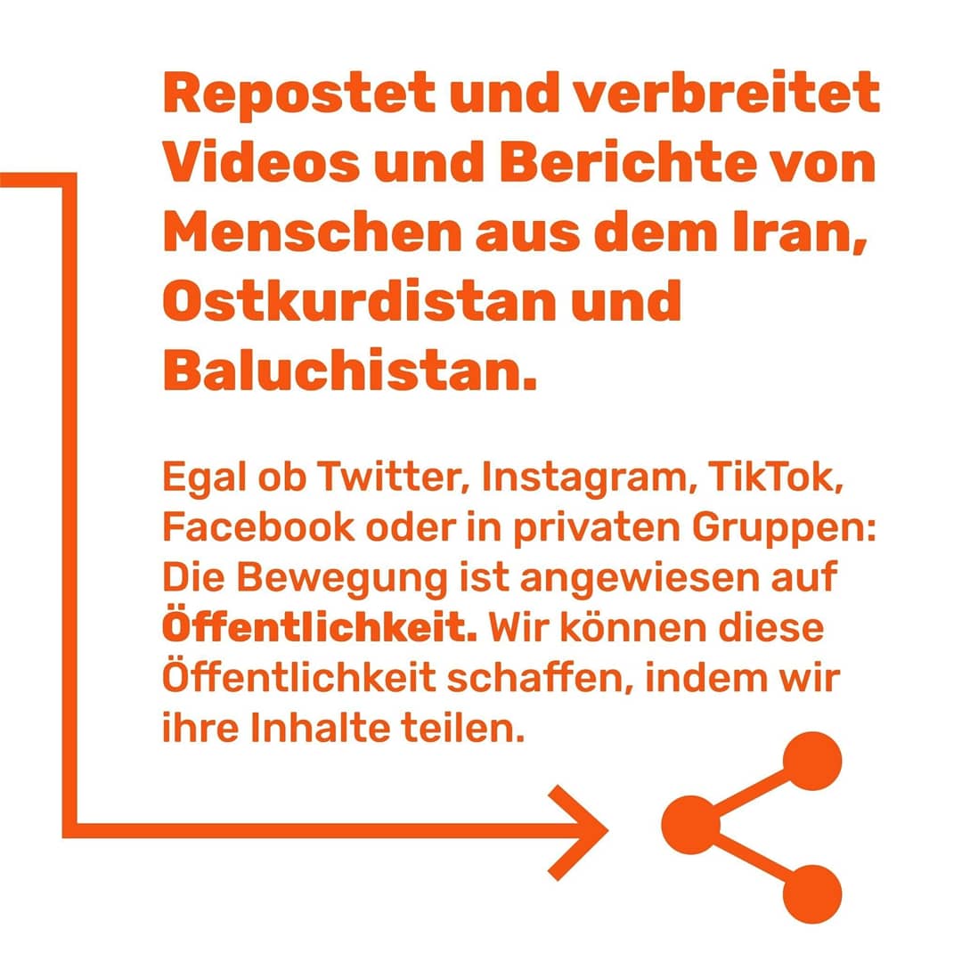Seit mehreren Monaten kämpfen die Menschen im Iran und Ostkurdistan gegen das brutale Regime der Islamischen Republik Iran. Sie alle brauchen unsere Solidarität!

#MahsaAmini #IranRevolution #JinJiyanAzadî