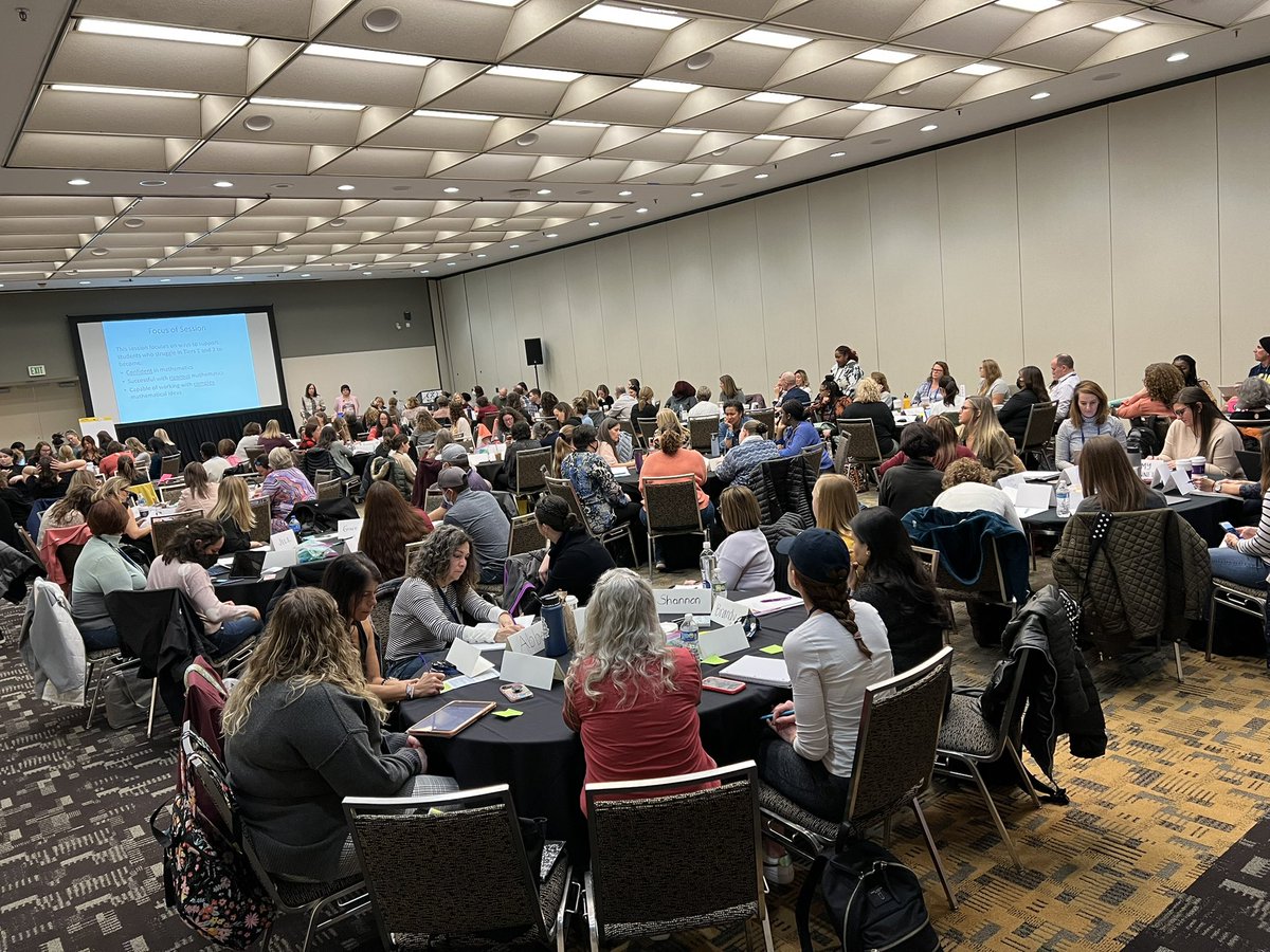 NCTM's tweet photo. It is a full house this morning at the Preconference Workshop! #NCTMBALT22 @ksquaredmath1 @DoughertyBarb https://t.co/38IcLlvP5z