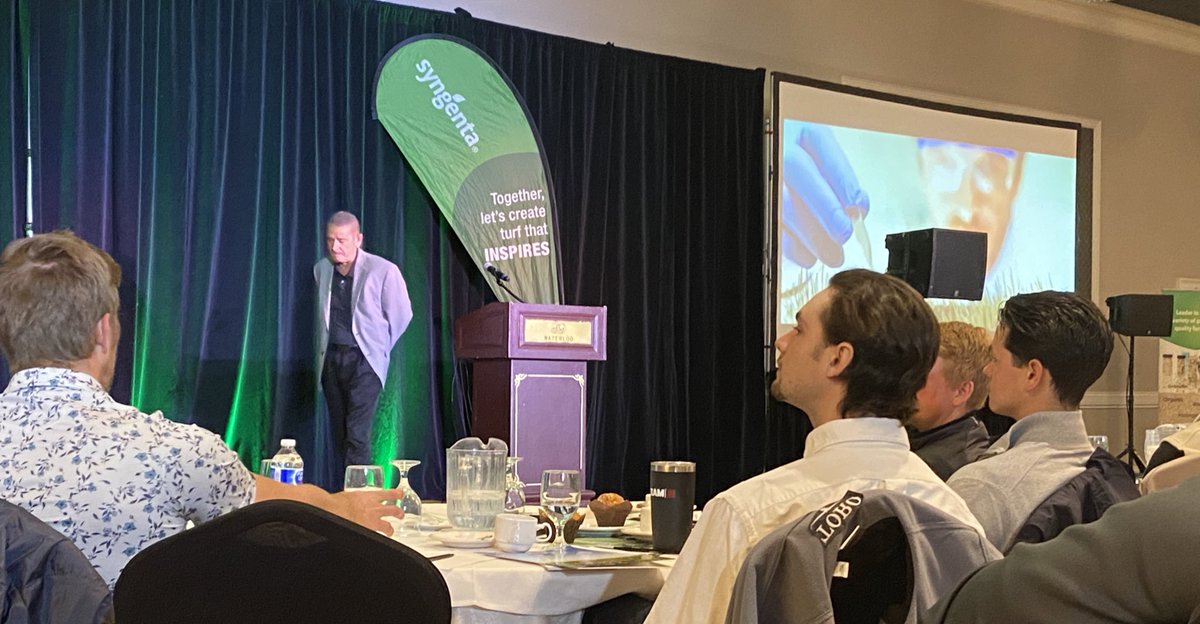 “I used to think of agriculture and turf as two different worlds, but we are both trying to grow a plant in soil with the end goal of improving plant health”@CBarberAnuvia at the @OSCTurf @NutriteCanada Professional Turf Seminar