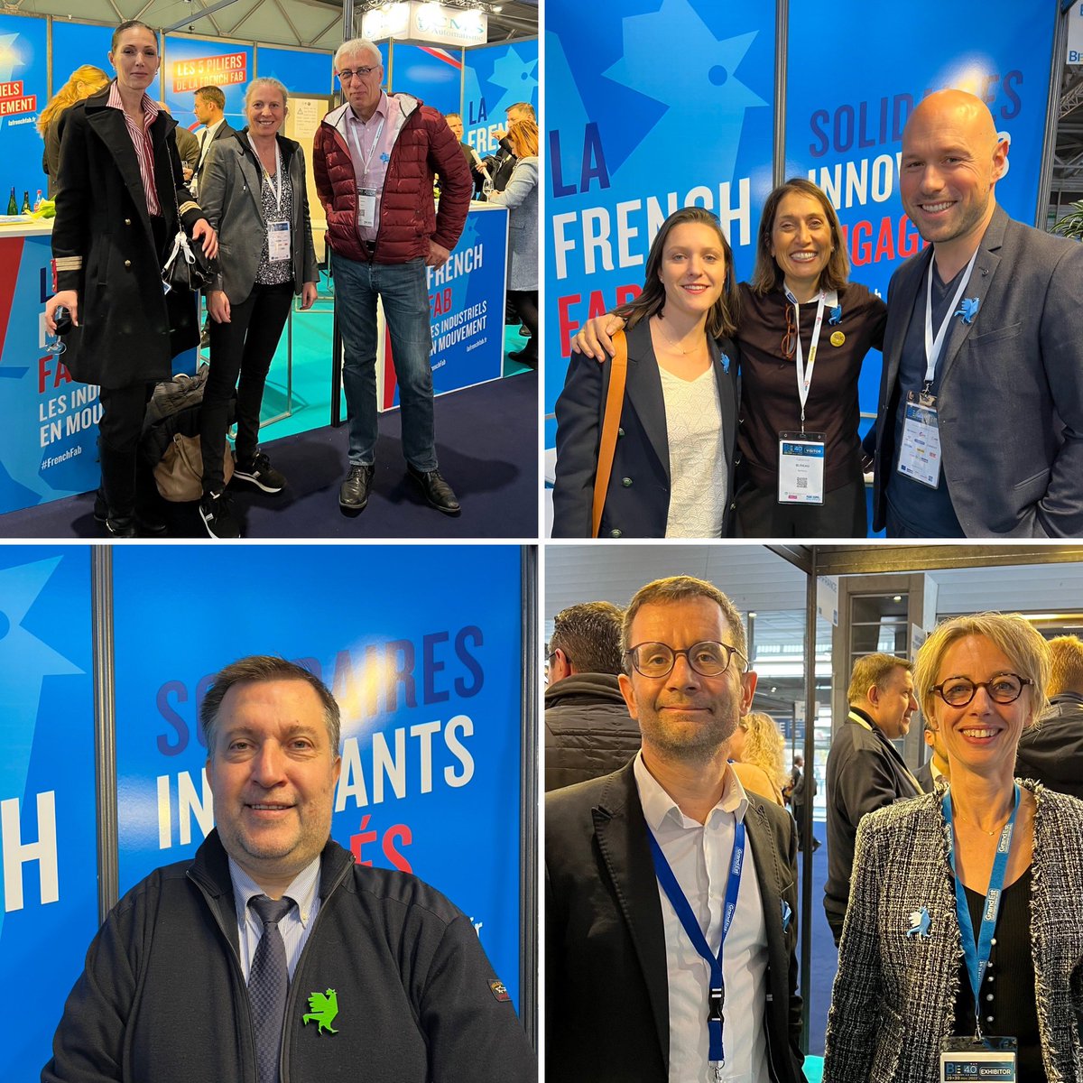 Les entrepreneurs #lesexcellence #reseaubusiness se retrouvent au Salon 4.0 Industrie du Futur avec la Team <a href="/Bpifrance/">Bpifrance</a> Alsace pr échanger sur l’innovation, la Transition Écologique 🌿 , <a href="/VolleyMulhouse/">Volley Mulhouse Alsace</a> notre partenaire🏐&amp;réseauter #miseenrelation 🤝🐓🇫🇷 <a href="/LaFrenchFab/">La French Fab</a> #lesmeneurs