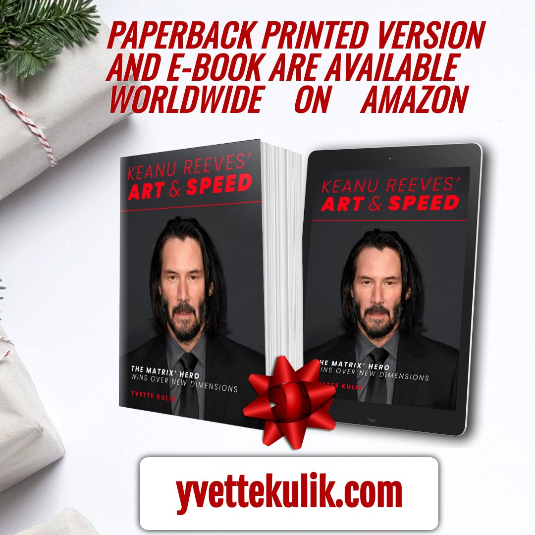 AuthorKulik's tweet photo. KEANU REEVES' ART &amp; SPEED
Paperback printed version and e-book are AVAILABLE worldwide on AMAZON ✨
You can buy them on Amazon
https://t.co/X5XiFFbCZt
Or you can buy them through my website:
https://t.co/txEXUW5QW0

We love to give books and receive books for the holiday. https://t.co/vnnCn9hUZV