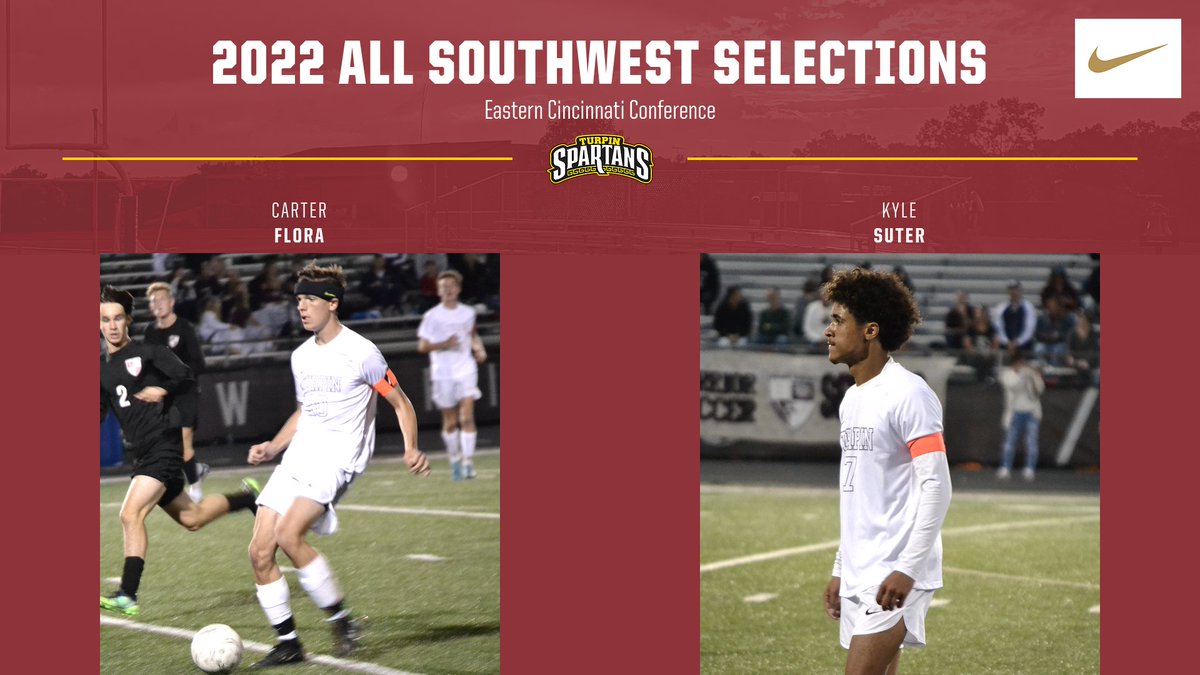 Turpin Boys Soccer (@turpinsoccer13) on Twitter photo Congrats to Senior Carter Flora and Junior Kyle Suter Congrats to Senior Carter Flora and Junior Kyle Suter