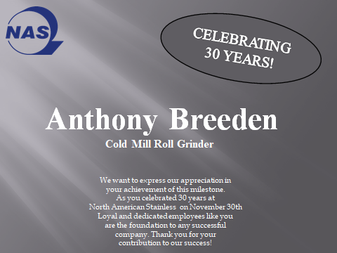 Congratulations on 30 Years!!