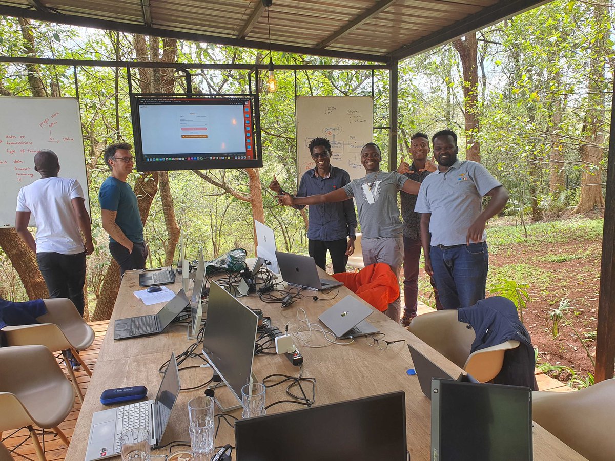 UntappedGlobal's tweet photo. 🚀 Scenes from our Tech + Data team hackathon in Nairobi, Kenya last week! Can’t wait to share what they’ve been working on! Go team!!! #meettheteam
@VincentKzr @markezochy @AlaminBassam @wambuguedison @tamla83
#UntappedOpportunities #emergingmarkets https://t.co/TPdZOPSZzE