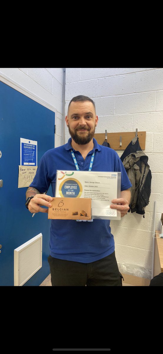 Employee of the Month - October 2022  Congratulations to George Gibson who was nominated by colleagues for resolving operational issues efficiently and swiftly minimising disruption. His efforts are appreciated by the team. 👏👏👏👏 <a href="/AnnShaw21/">Ann Shaw</a> @SueColbeck <a href="/SamiHarg/">Samantha Fletcher</a>
