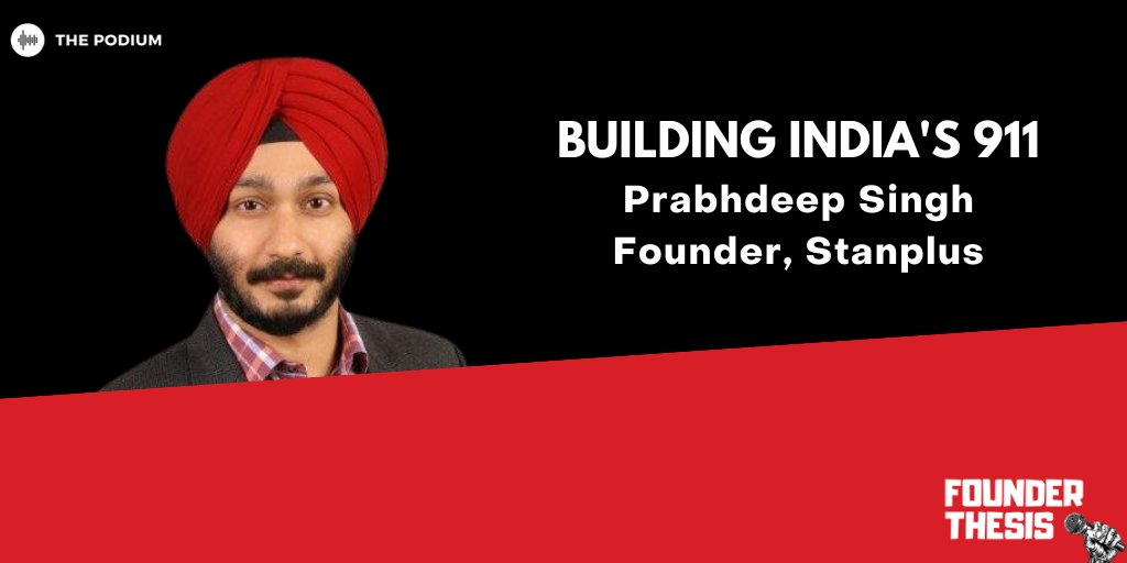 founderthesis's tweet image. Catch Prabhdeep Singh as he speaks about StanPlus, a leading medical emergency response platform that aims to dispatch ambulances within 10 mins!

Listen on: founderthesis.com/new
#medicalresponse #emergency #criticalcare #ambulance