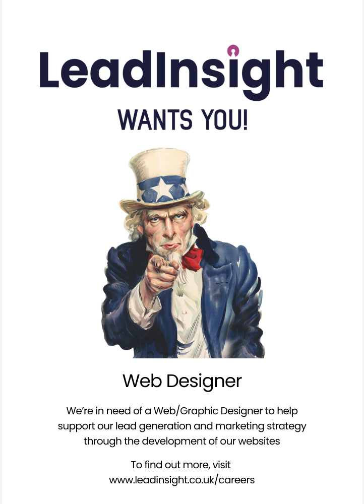 lead__insight's tweet photo. Weโre on the lookout for a Web/Graphic Designer ๐ผ๏ธ
Are you creative? ๐จ
Do you have a passion for developing content? ๐งโ๐ป
Can you help generate new traffic? ๐ฆ
Send your CV through to info@leadinsight.co.uk to be considered for the role.
#hiring #webdesigner #leadinsight https://t.co/ew8WQv5En4