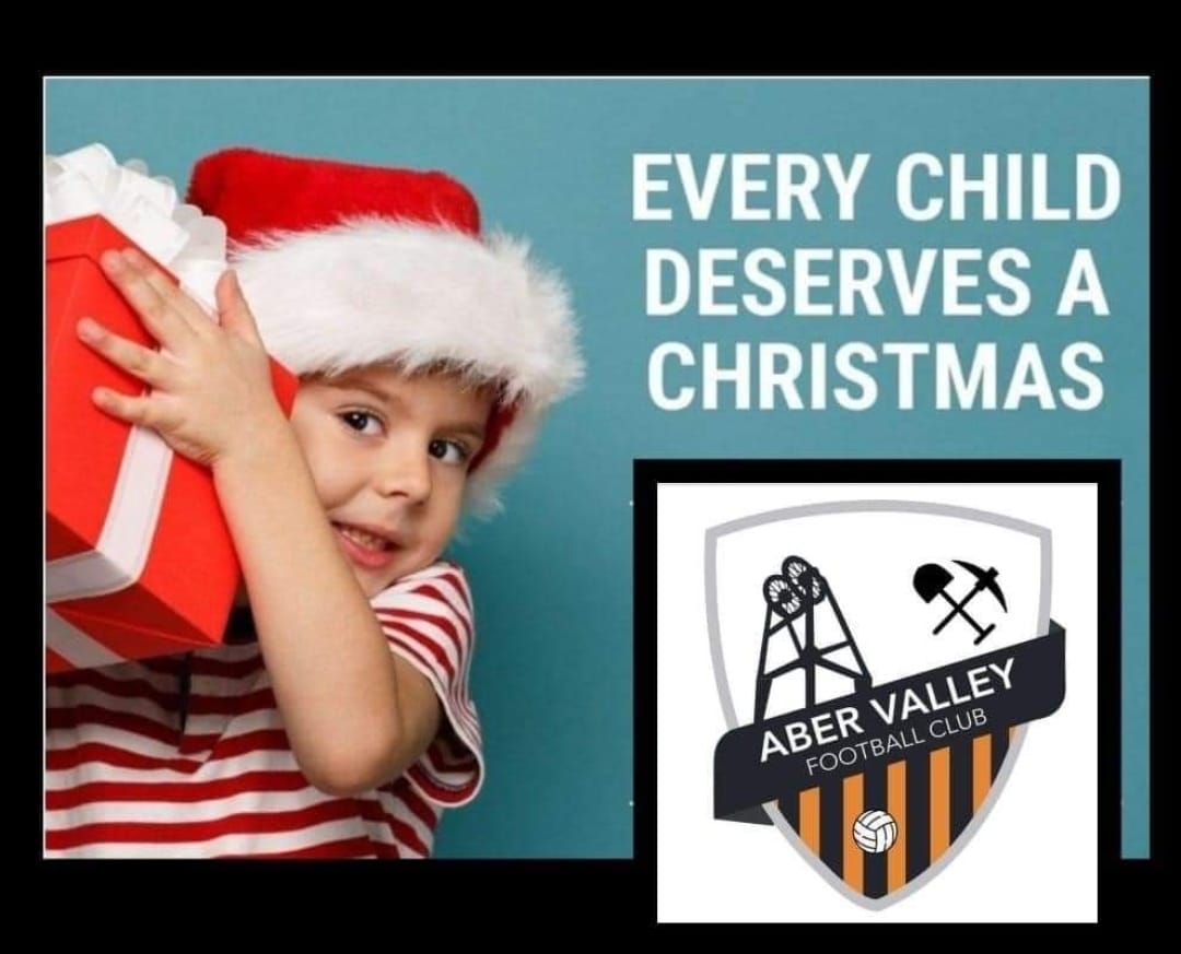 PLEASE SHARE 
Anymore people who want to take part in Aber Valley FC gift a child, on Monday I will be handing out specific ages and gender to the “grifters”
Every child deserves a Christmas, we have no minimum or maximum spend, it’s down to you.

🧡🖤❤️