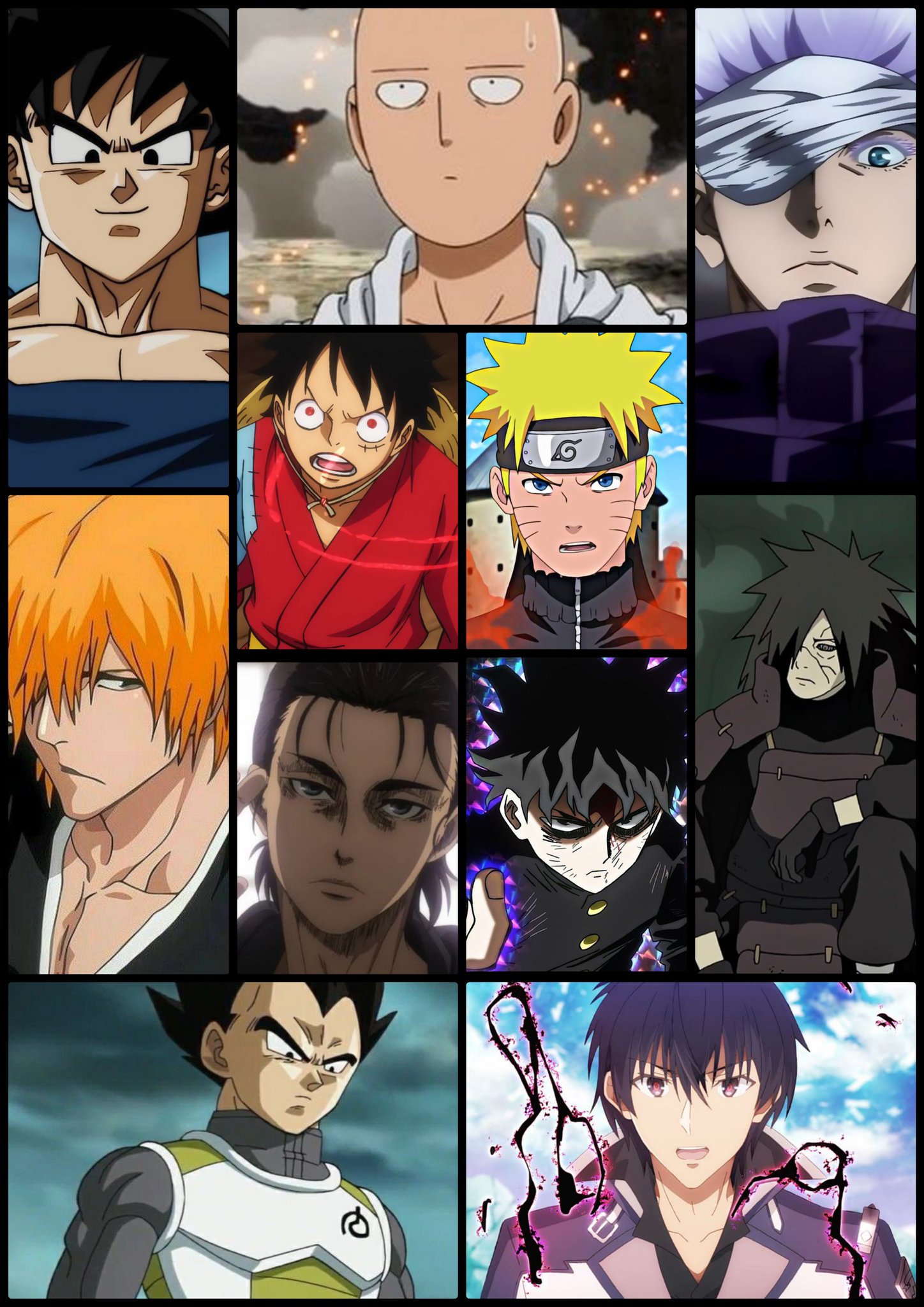 Daily Dose Of Anime on Instagram Top 10 Strongest Characters In Thier Own  Series According To Japanese Fans A Japanese website Anime Anime asked  its user to rank the