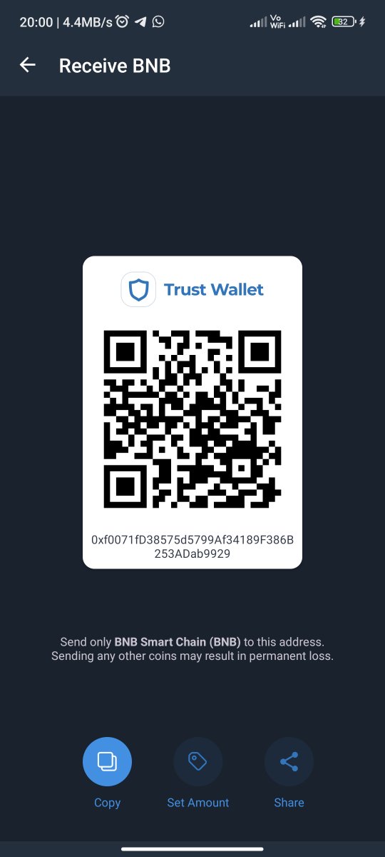 BillaN011's tweet photo. @HookedWallet Great project
Here's my address
0xf0071fD38575d5799Af34189F386B253ADab9929 https://t.co/co07viAR5H