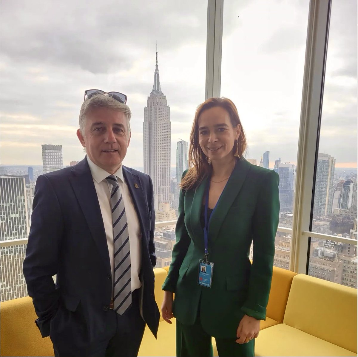 It was a pleasure meeting Federal member of parliament Ms Kristien Van Vaerenbergh visiting the UN within the framework of the Council of Europe.

#fdfa