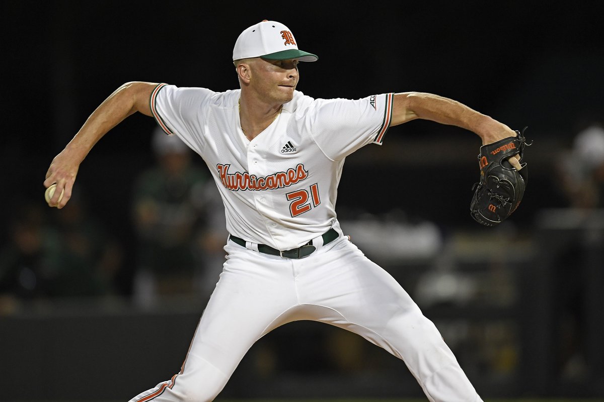 Miami Hurricanes Baseball (@canesbaseball) on Twitter photo ✌️ Canes are checking in among the Top 100 college prospects by <a href="/d1baseball/">D1Baseball</a>!
No. 1⃣8⃣ Yohandy Morales
No. 6⃣5⃣ Andrew Walters ✌️ Canes are checking in among the Top 100 college prospects by <a href="/d1baseball/">D1Baseball</a>!
No. 1⃣8⃣ Yohandy Morales
No. 6⃣5⃣ Andrew Walters