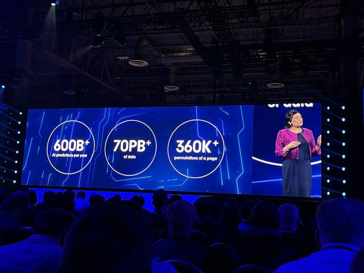 Expedia, one of the world’s largest travel companies, sees data as their competitive advantage. It is running 600 billion predictions per year, analysing 70 PT of data. #AWS #reInvent