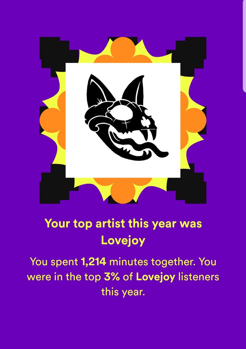 tobylalala's tweet photo. Only top 3%? I am so disappointed. 61,216 minutes and only 1,214 of them were spent listening to @lovejoy? I'll do better next year for sure! Also surprise appearance from @dreamwastaken for the 2nd year in a row! https://t.co/zh5PgXTr2A