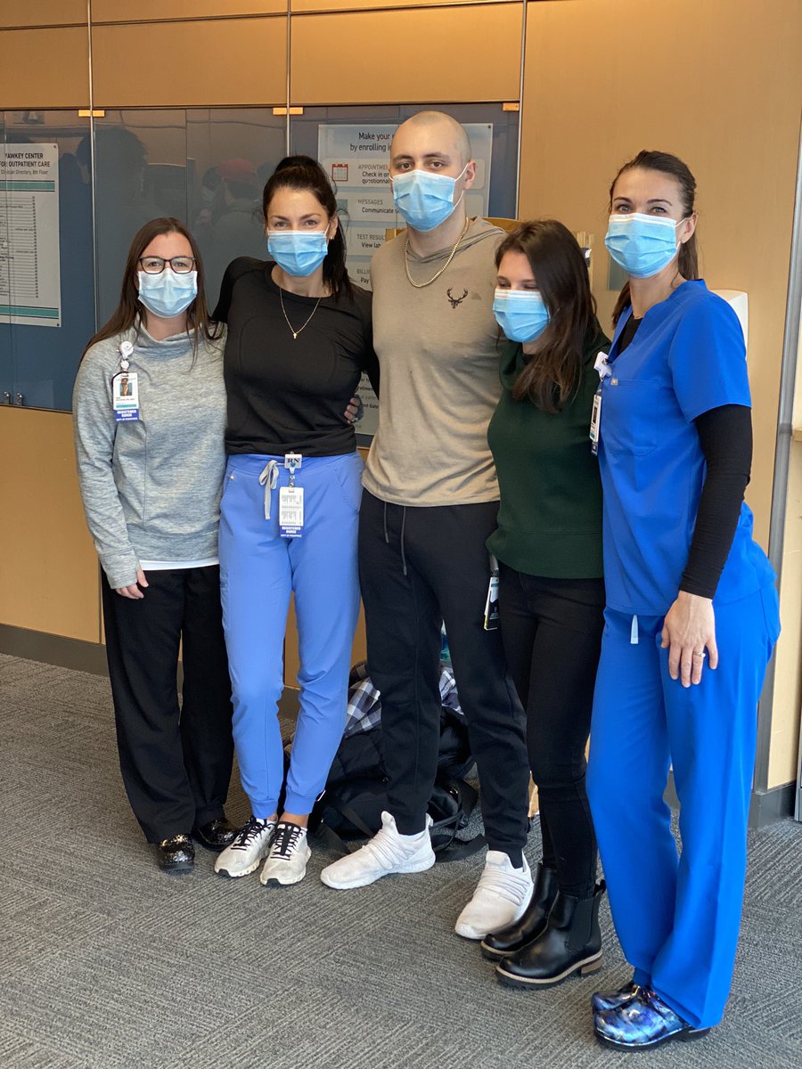 After 393 days, I’ve had my last chemotherapy session. To my team that made this possible, thank you. Some of the best people in the world. ❤️