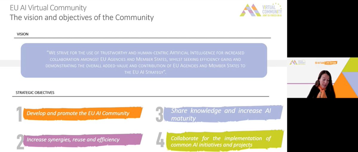 Methods_EFSA's tweet photo. #ArtificialIntelligence is feasible, beneficial, &amp; constructive. 

Experts brainstorming today have outlined important benefits brought by #AI in the 🇪🇺 public sector. 🤖💬

We are enthusiastic to see how artificial intelligence innovation will shape the future! 🤩 https://t.co/IszD5eCMoS