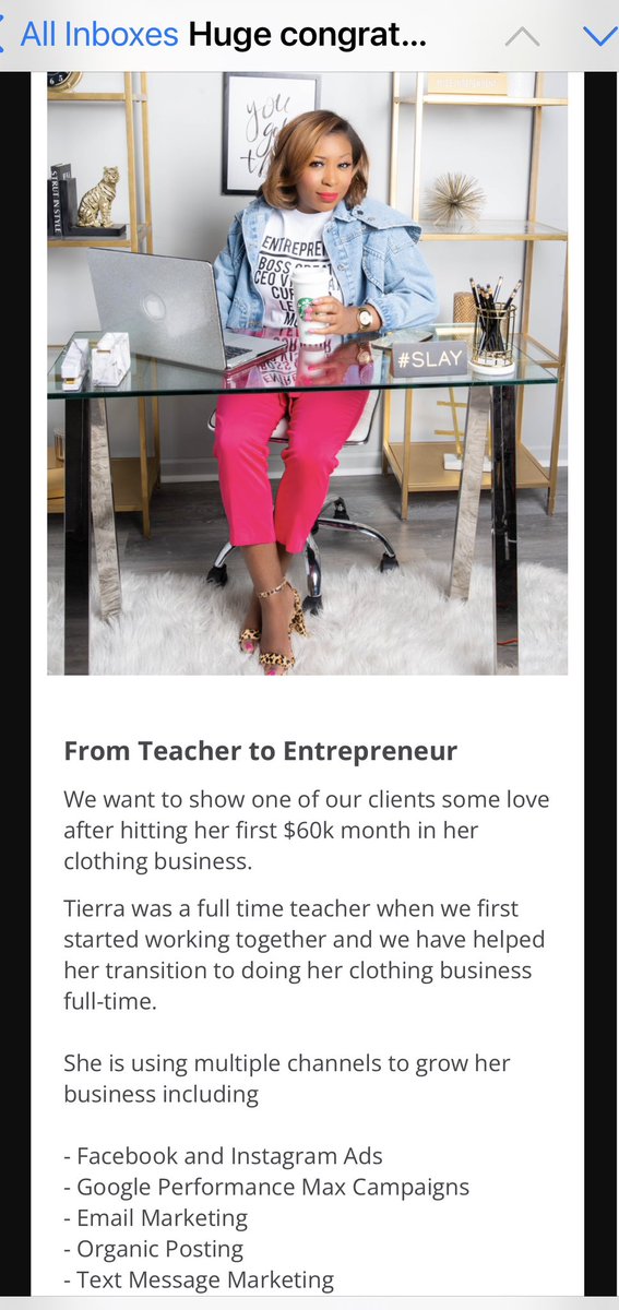 fabflyfancy's tweet photo. Bet on yourself… from teacher to entrepreneur… I hit my first 60k month! 🎉 https://t.co/XsRelapVpS