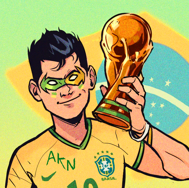 World Cup time, we wish our Brazilian team the best of luck in winning Hexa.⭐ ⭐ ⭐ ⭐ ⭐ ⭐

Let's go, Brazil! #AQ3D #Brazil #AKN