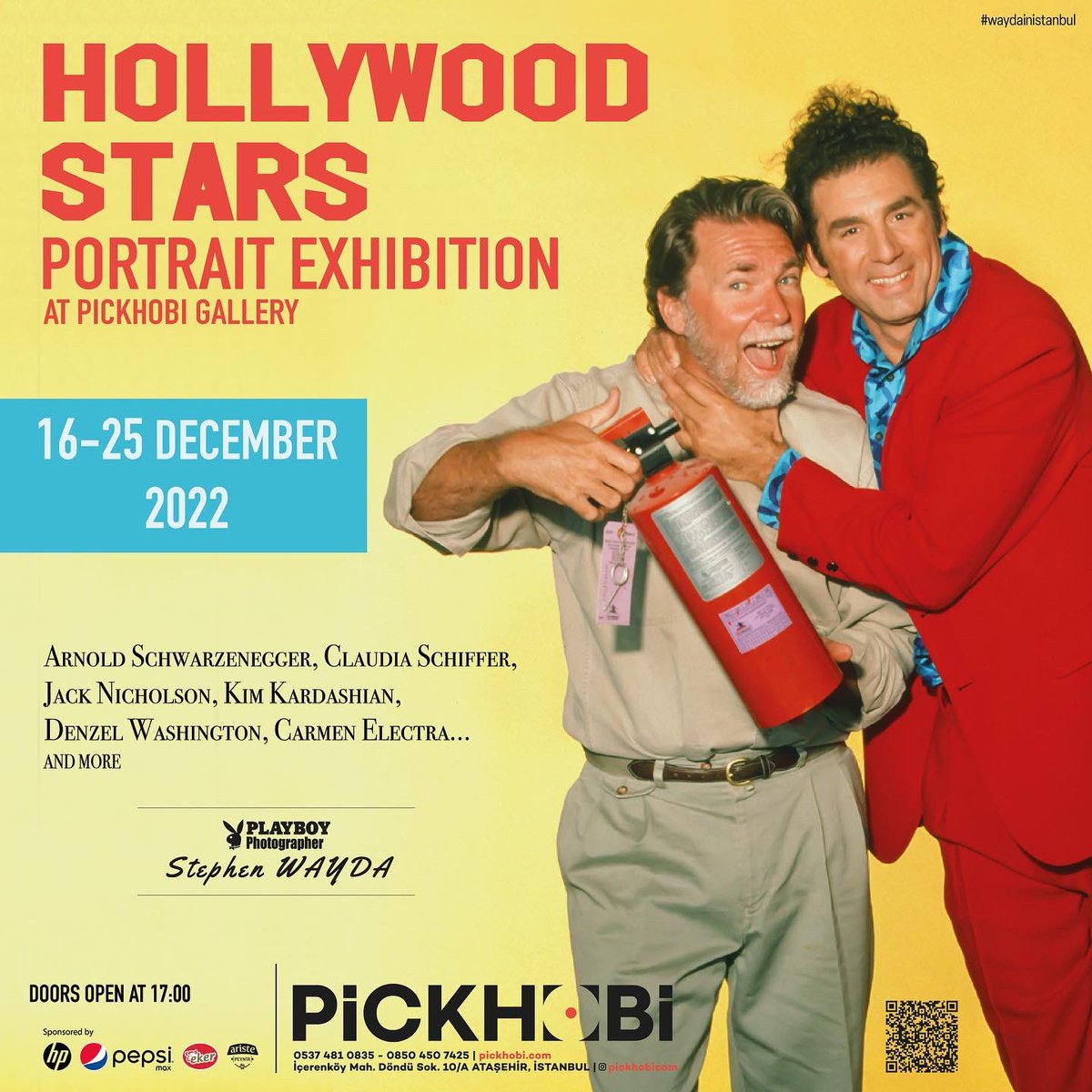 Stephen Wayda is in Istanbul!

We are hosting the first solo exhibition of Stephen Wayda, one of the world's leading celebrity photographers and the chief photographer of Playboy Magazine, in Turkey on December 16.

• Participation is free of charge.
 
#waydaistanbulda