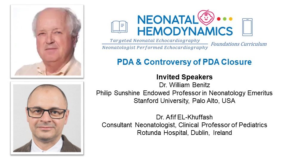 Join us on December 7th @ 2pm ET for the next TNE/NPE Foundations Curriculum lecture. Dr. William Benitz and Dr. Afif EL-Khuffash will be presenting on PDA & Controversy of PDA Closure. Registration: us02web.zoom.us/webinar/regist… #neoTwitter #neoEBM #PDA