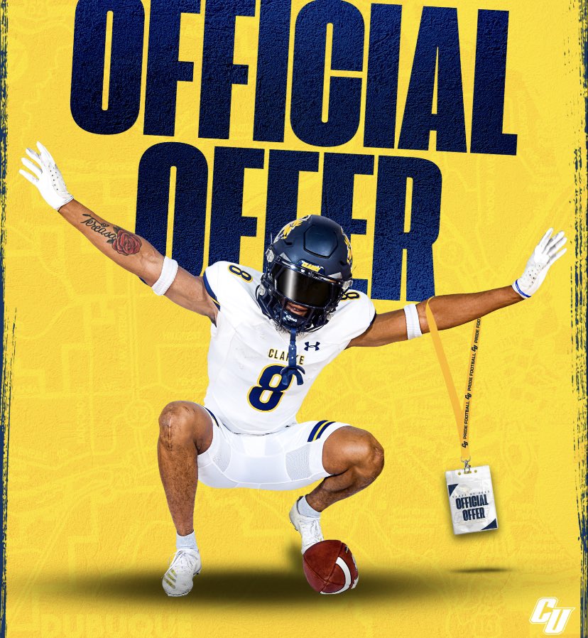 VicenteCampa1's tweet photo. Blessed and honored to receive my first collegiate offer from Clarke university! Thanks @CoachHicksCU @ClarkePrideFB @CoachMRegalado @ShollCoach @Boylan_Football https://t.co/Iz6eVkOEe5