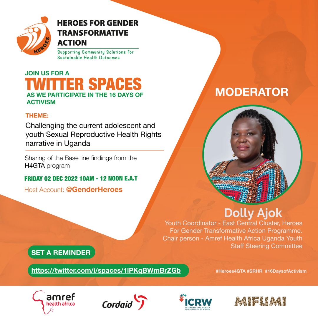 LadyIrene100's tweet photo. Join us to know about challenges adolescents and SRHR https://t.co/7uIBunZQyB