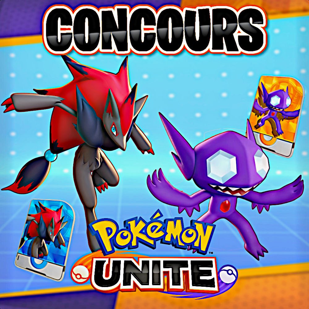 guillaumetkim's tweet photo. Concours Pokemon Unite 🎁
Gagne les Pokemon Zoroark et Tenefix qui font leur entrée sur le jeu ! 
Pour participer :
🔘 RT 🔁 
🔘 Suivre @guillaumetkim 
Résultats lundi 05/12 🥰 (5 gagnants)
#PokemonUnite #Pokemon https://t.co/F2bhwMkuou