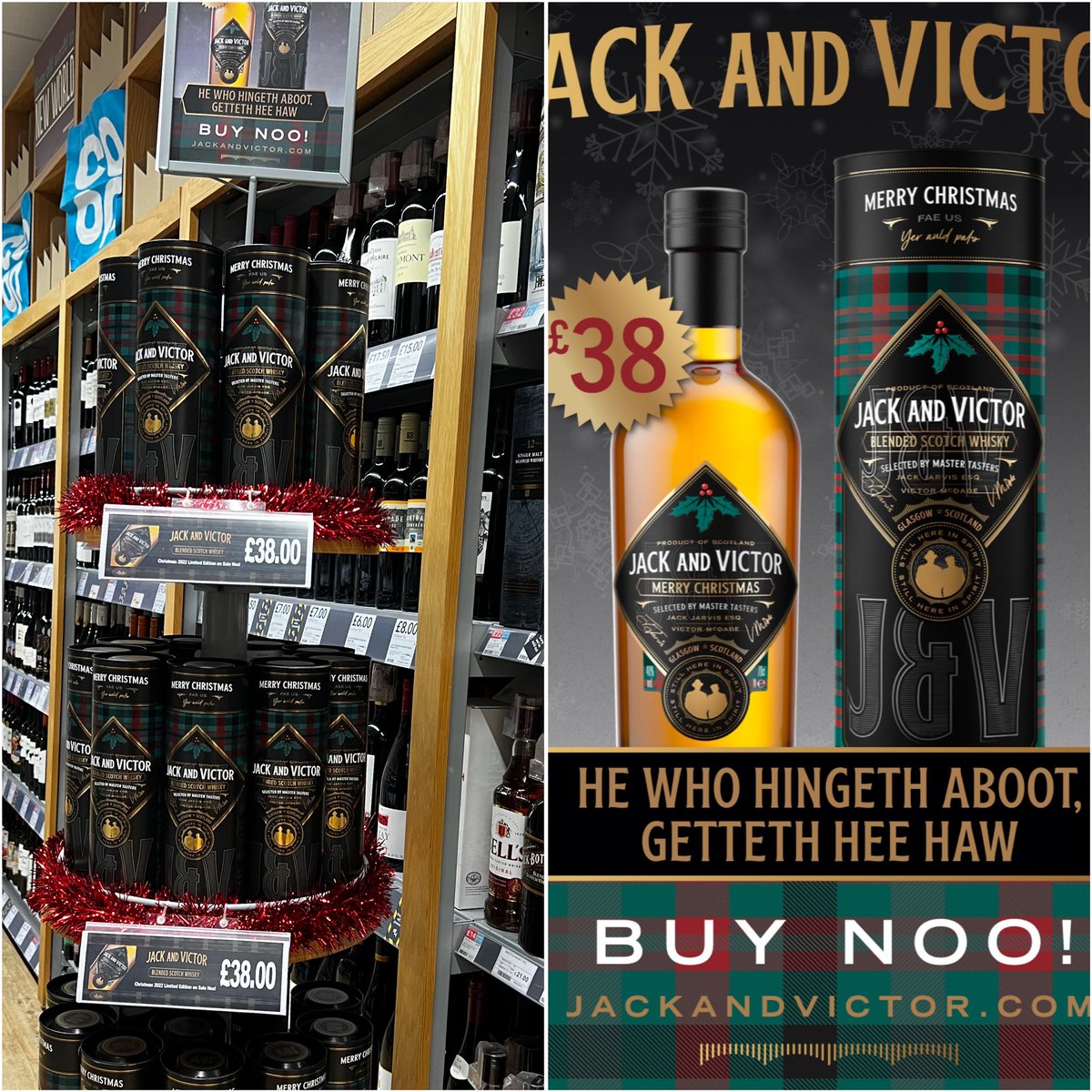 Buy noo in #Auchterarder Coop. Perfect gift this #Christmas 🥃 <a href="/jandvofficial/">jackandvictorofficial</a> <a href="/maria_dryburgh/">Maria dryburgh</a> <a href="/KevinBuchanCoOp/">K Buchan</a>