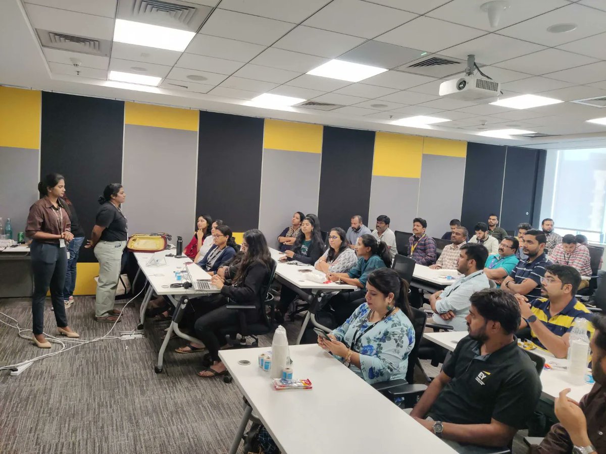 Thuvakkam's tweet photo. It is always a delight to join hands with Goodera in creating impact amongst our volunteers.
The 'Catch the rain' session was conducted for EY volunteers at Bangalore.
50+ volunteers joined and enthusiastically participated.
#Thuvakkam #EY #Volunteer #Goodera #Bangalore https://t.co/8HzlNEtwj8