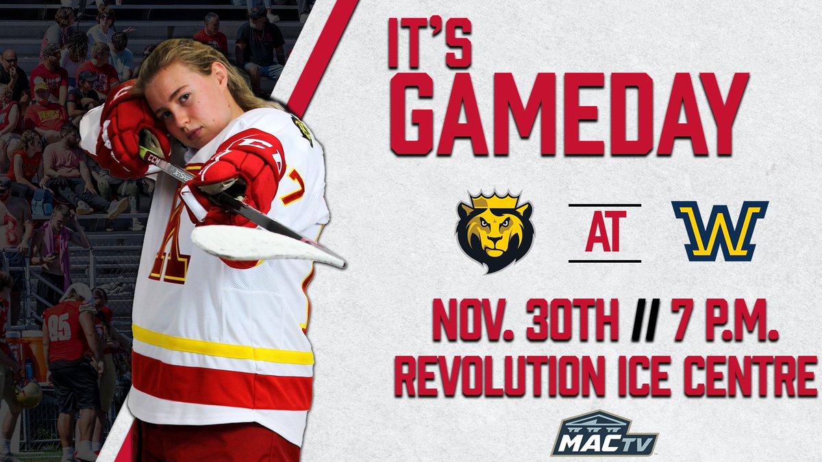 WIH | WEDNESDAY NIGHT RIVALRY @KingsWHockey takes on cross-town foe Wilkes University in a Wednesday Night rivalry tilt at 7 pm at Revolution Ice Centre! Come out and support your Monarchs! #MonarchNation // #EarnTheCrown