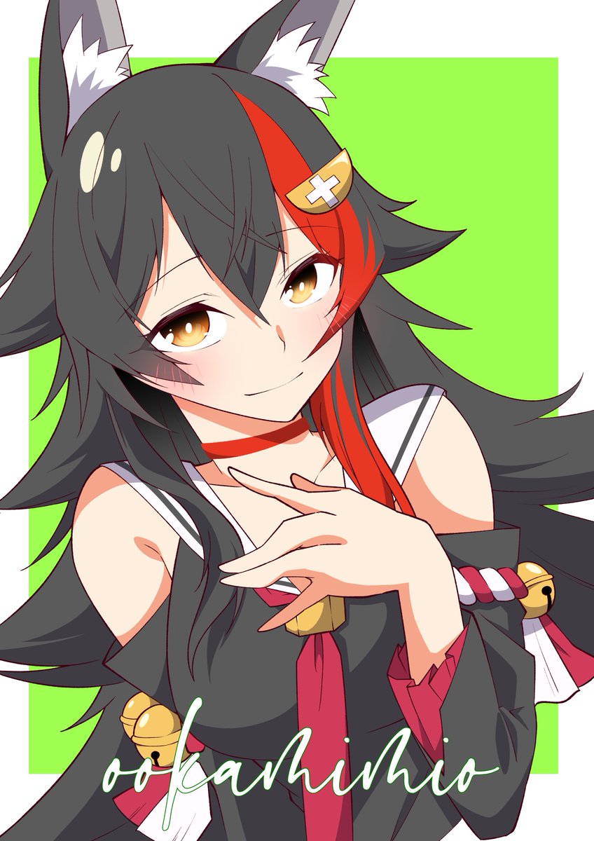 大神ミオ 「°˖✧°˖ ミオかわいい °˖✧°˖#いいミオの日 」|大樹レーラズ／ホロにち@切り抜き漫画のイラスト