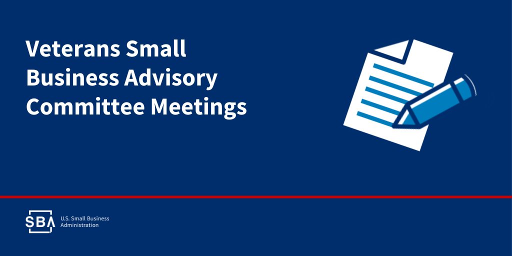 Boots2Business's tweet image. 📢Just announced! On 12/7 &amp;amp; 12/8, @SBAgov&apos;s Veterans Small Business Advisory Committees will hold virtual public meetings. 

➡️Join us next week for key updates about VOSB &amp;amp; SDVOSB certifications and more: sba.gov/article/2022/n… 

#VetBiz #fedgov