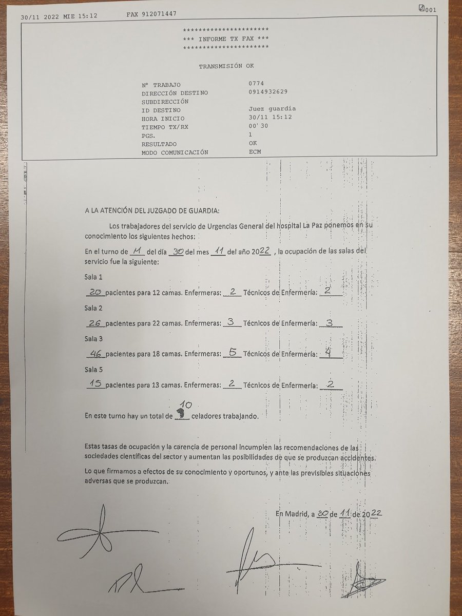 Urgenciaslapaz's tweet photo. Día de pesadilla en la urgencia de La Paz. Pacientes en los pasillos. Llevamos 3 partes el juez en 24h

Queremos SOLUCIONES YA para pacientes y trabajadores 

@IdiazAyuso @eruizescudero @Monica_Garcia_G  @juanlobato_es  @AleJacintoUrang @VaneLillo https://t.co/zX3801Nu9s