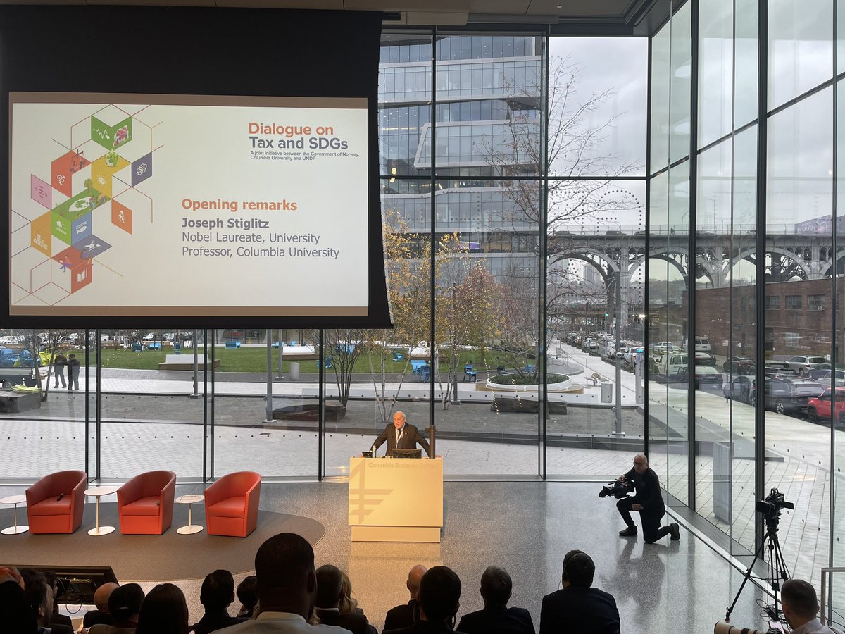 Toril Iren Pedersen (@toril_ip) on Twitter photo The dialogue on Tax and SDG has started at <a href="/Columbia/">Columbia University</a> with prof. Stieglitz emphasizing how tax is essential for economic and democratic development The dialogue on Tax and SDG has started at <a href="/Columbia/">Columbia University</a> with prof. Stieglitz emphasizing how tax is essential for economic and democratic development