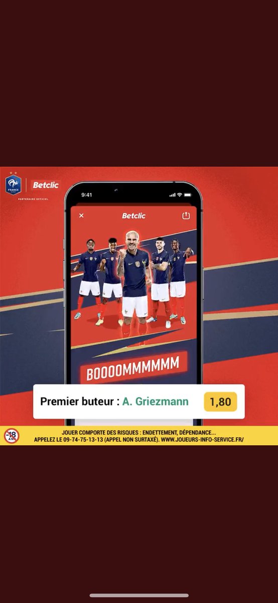 i_c45's tweet photo. @Betclic #100KBetclic https://t.co/sYBM433giO