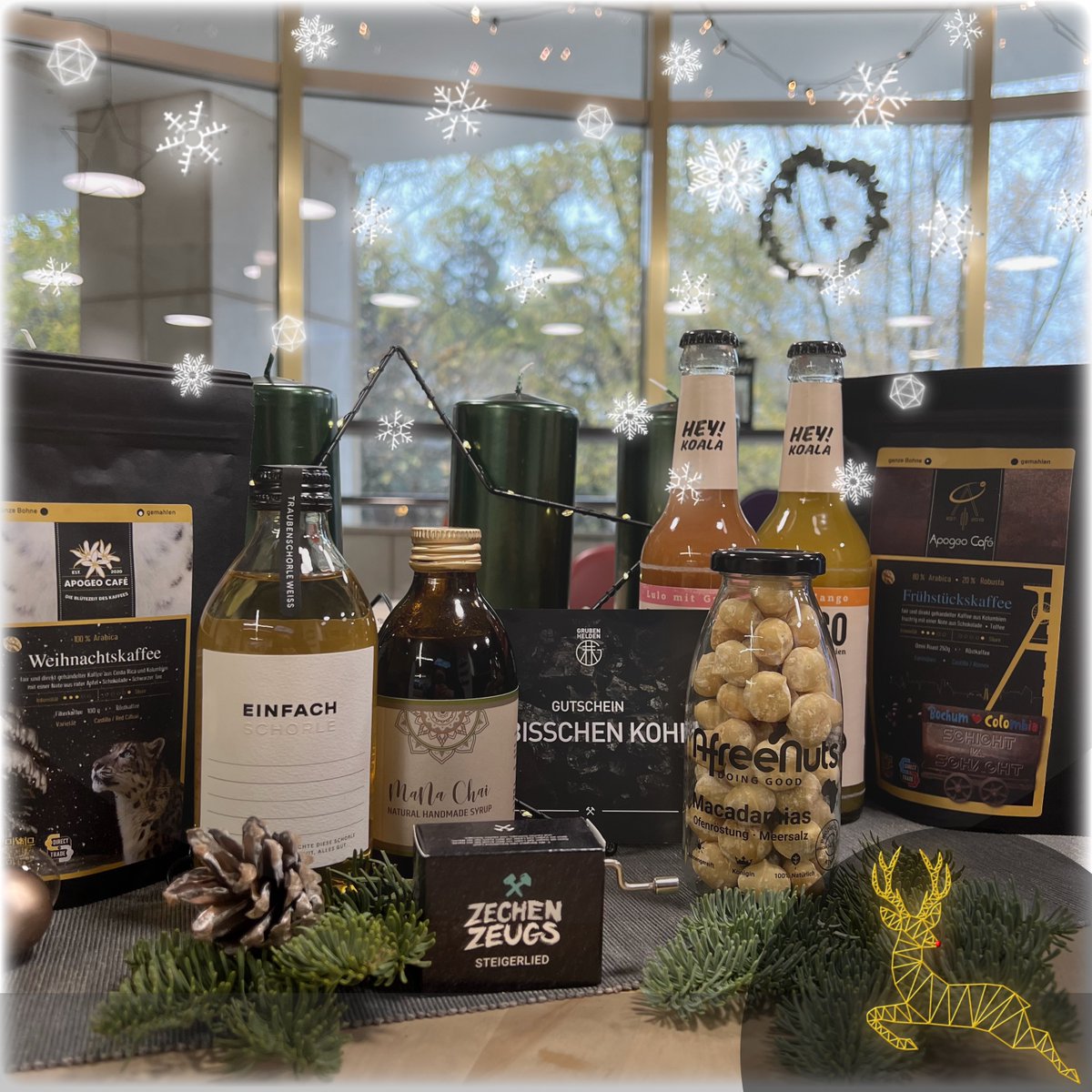 RuhrHub's tweet photo. Ihr wollt tolle Start-up Produkte gewinnen?🎁Dann schaut bei unserem Instagram Account @ruhrhub und/oder Facebook Account @ruhr:HUB vorbei. Der ruhrXMAS Adventskalender🦌 wird wieder ab dem 01.12 starten. Macht mit! 🥳
#ruhrxmas #startupszene #adventskalender https://t.co/FBJbacNFMS