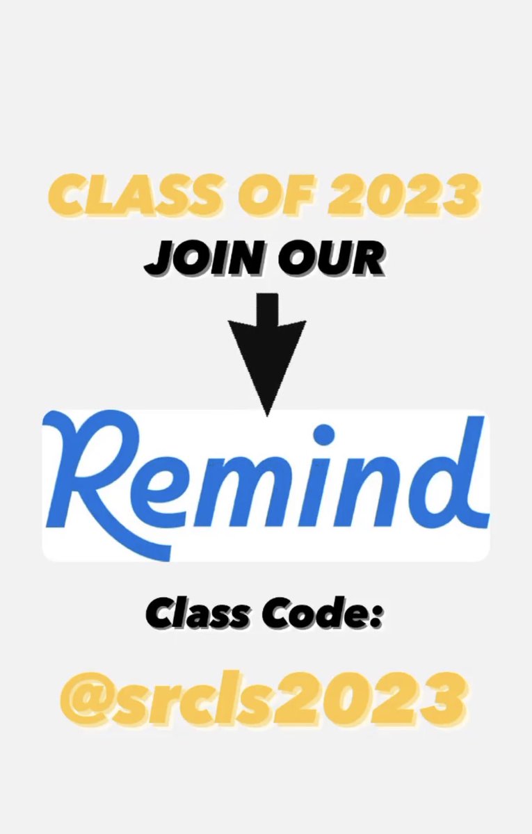 Hello Seniors! If you haven’t already please join the REMIND below to get all the information you need! As well as checking your emails! SWOOP SWOOP 🦅<a href="/TyRobMc/">Tynica Robert-McMillan; MBA, M.Ed</a> <a href="/elitparker/">Eli Parker</a> <a href="/bolton_kesha/">Kesha Bolton</a> <a href="/onlyatbigIKE/">iASPIREonly@BigIKE</a> <a href="/Eisenhower_IB/">Eisenhower IB</a>