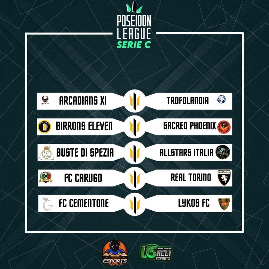 eLUDO_League's tweet photo. Ecco la 5^- 14^ giornata che si giocherà questa sera!

#usacli #poseidon #ps4 https://t.co/IIGkYXjPTB
